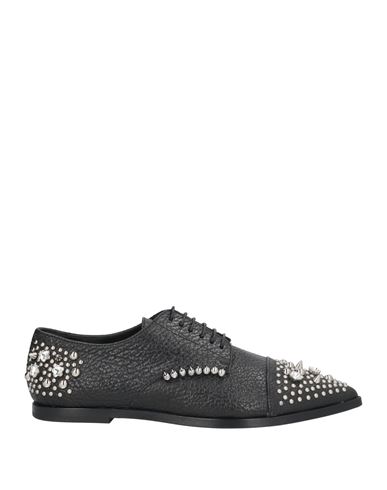 Agl Attilio Giusti Leombruni Agl Woman Lace-up Shoes Black Size 8 Soft Leather