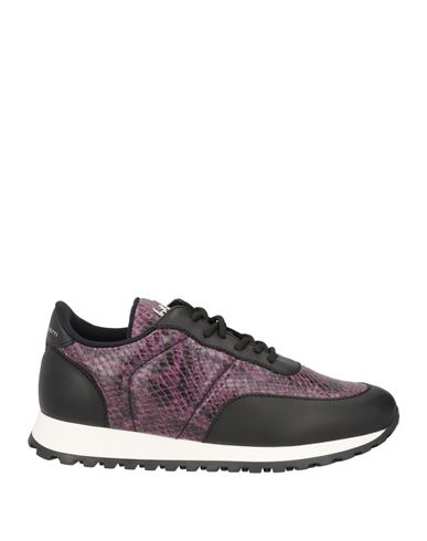 Shop Giuseppe Zanotti Woman Sneakers Deep Purple Size 8 Soft Leather