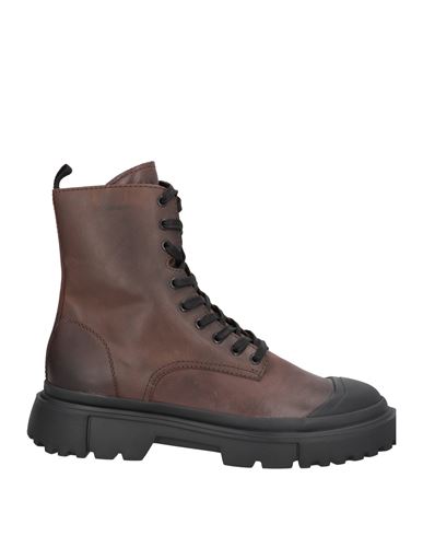 Hogan Man Ankle Boots Dark Brown Size 11 Soft Leather