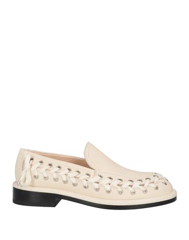 Agl Attilio Giusti Leombruni Agl Woman Loafers Ivory Size 11 Soft Leather In White