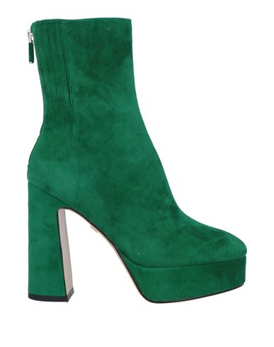 Lola Cruz Woman Ankle Boots Green Size 10 Soft Leather