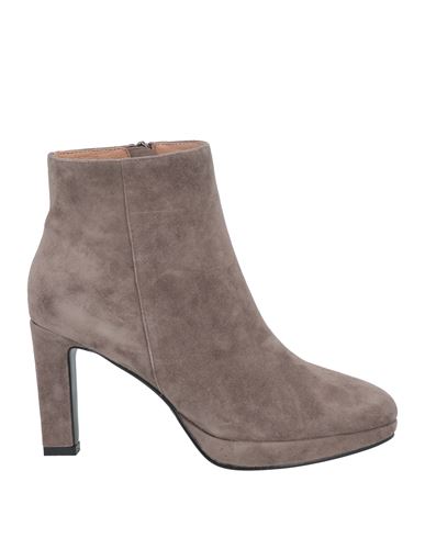 Shop Bibi Lou Woman Ankle Boots Grey Size 8 Soft Leather