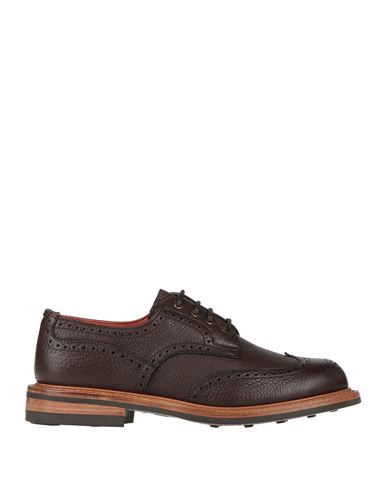 Tricker's Woman Lace-up Shoes Dark Brown Size 10 Soft Leather