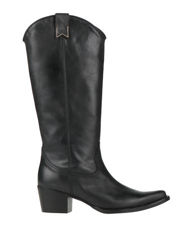 Momoní Woman Boot Black Size 10 Leather