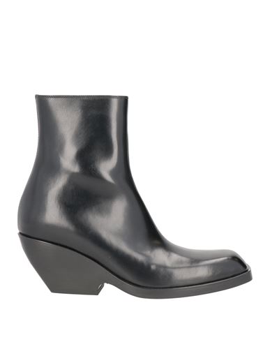 Khaite Woman Ankle Boots Black Size 6 Leather In Black