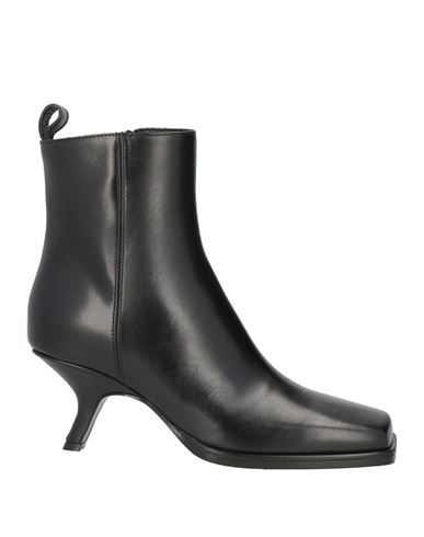 Trussardi Woman Ankle Boots Black Size 12 Soft Leather