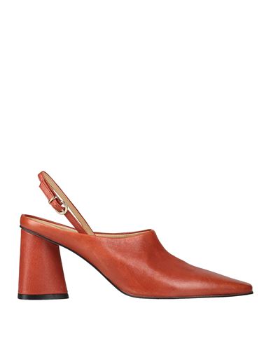 Momoní Woman Mules & Clogs Rust Size 8 Soft Leather In Red