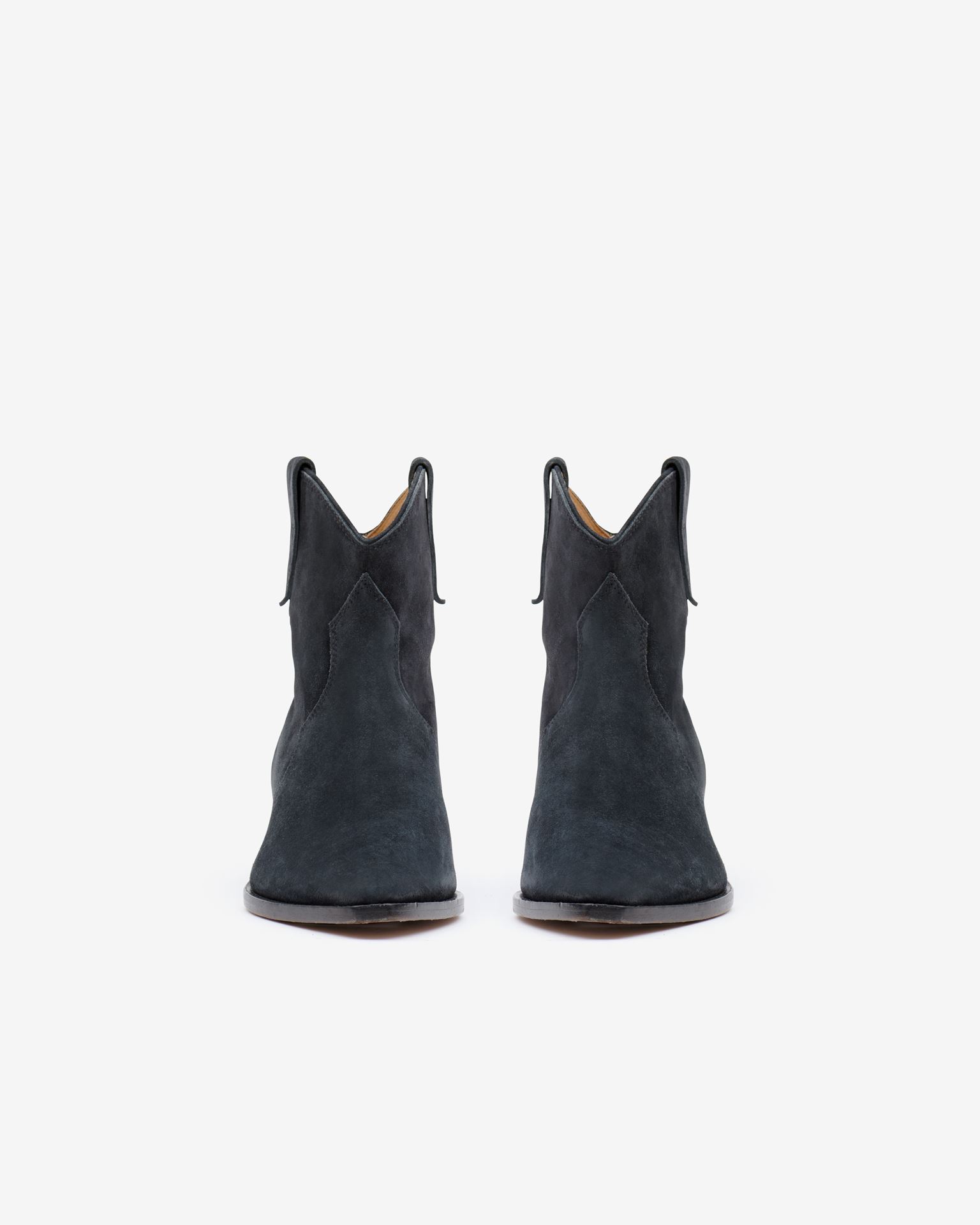 Shop Isabel Marant Dewina Suede Ankle Boots In Grey