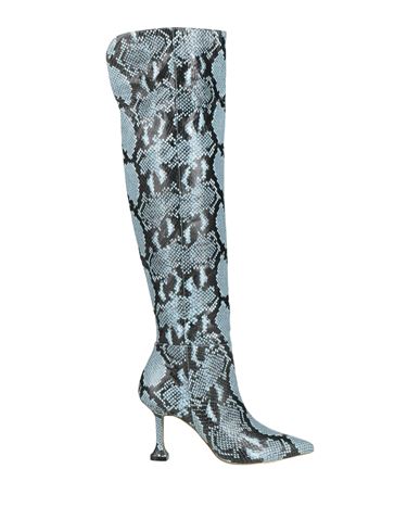 Gold & Rouge Woman Boot Sky Blue Size 6 Soft Leather