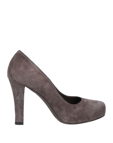Sgn Giancarlo Paoli Woman Pumps Dove Grey Size 10 Soft Leather