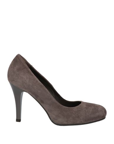 Sgn Giancarlo Paoli Woman Pumps Dove Grey Size 9.5 Soft Leather