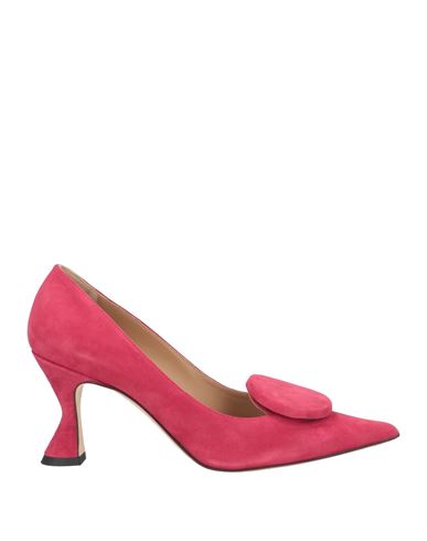 Shop Prosperine Woman Pumps Fuchsia Size 8 Soft Leather In Pink