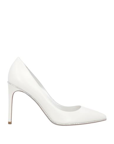 René Caovilla Rene' Caovilla Woman Pumps White Size 10 Lambskin