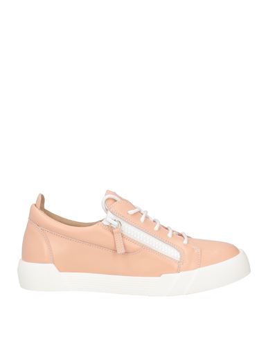 Giuseppe Zanotti Man Sneakers Blush Size 14 Soft Leather In Pink