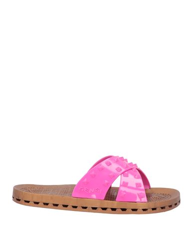 Sensi Woman Sandals Fuchsia Size 7 Rubber In Pink