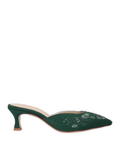 Zyne Woman Mules & Clogs Emerald Green Size 8 Textile Fibers