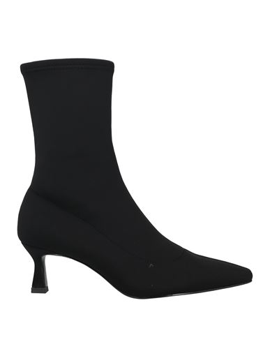 Bibi Lou Woman Ankle Boots Black Size 10 Textile Fibers
