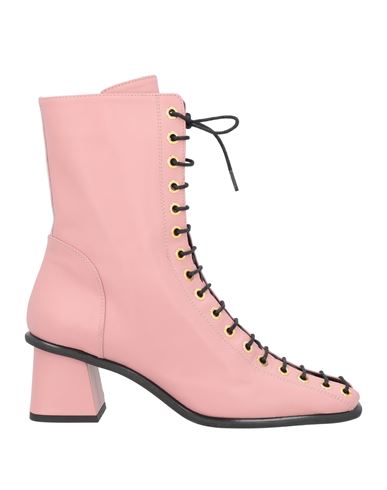 Stele Woman Ankle Boots Pink Size 10 Calfskin