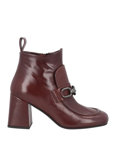 Pas De Rouge Woman Ankle Boots Dark Brown Size 10 Soft Leather