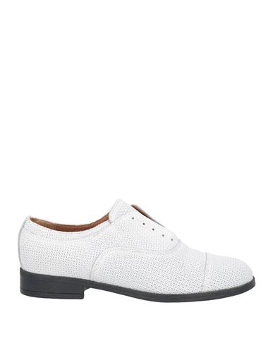 Daniele Alessandrini Homme Man Lace-up Shoes White Size 11 Soft Leather