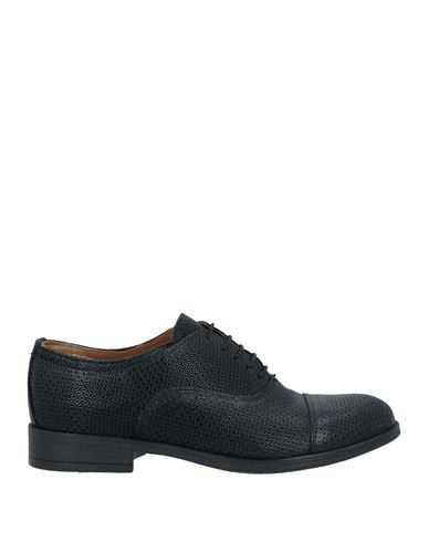 Daniele Alessandrini Homme Man Lace-up Shoes Black Size 11 Soft Leather