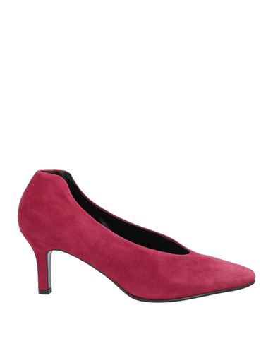 Franca Woman Pumps Burgundy Size 9 Soft Leather In Red