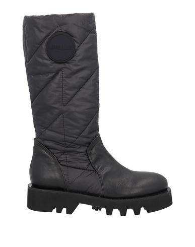 Malloni Woman Boot Black Size 5 Leather, Textile Fibers