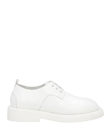 Marsèll Woman Lace-up Shoes White Size 7 Calfskin