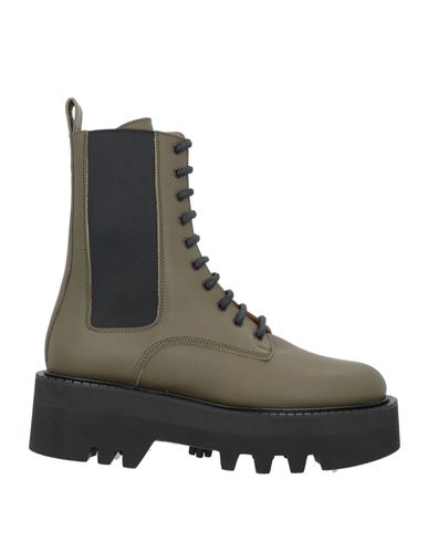 Atp Atelier Woman Ankle Boots Military Green Size 6 Cowhide
