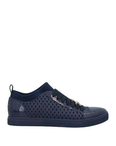 Shop Vivienne Westwood Man Sneakers Midnight Blue Size 7 Rubber, Textile Fibers