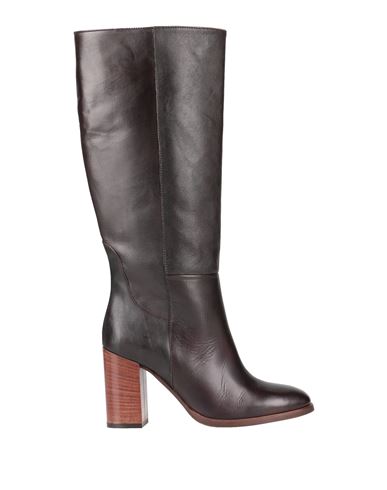 PAOLA FERRI PAOLA FERRI WOMAN BOOT DARK BROWN SIZE 10 SOFT LEATHER