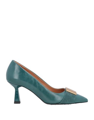 Bruno Premi Woman Pumps Deep Jade Size 9 Soft Leather In Green