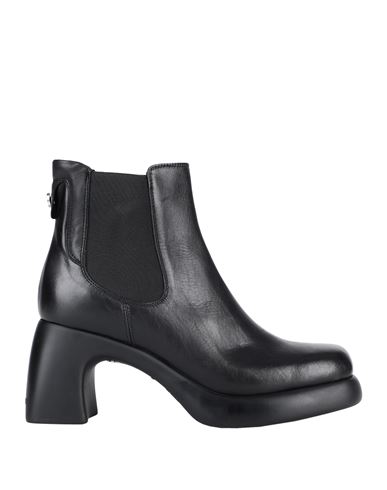 Karl Lagerfeld Woman Ankle Boots Black Size 10 Soft Leather