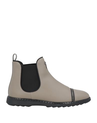 Shop Giuseppe Zanotti Man Ankle Boots Dove Grey Size 9 Soft Leather