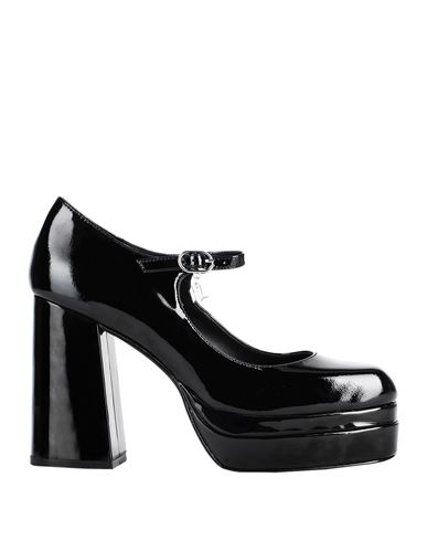 Shop Karl Lagerfeld Woman Pumps Black Size 7 Soft Leather
