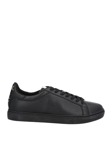 Armani Exchange Man Sneakers Black Size 12 Bovine Leather