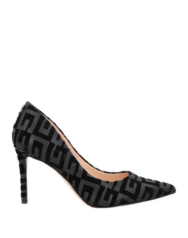 Guess Woman Pumps Black Size 9 Textile Fibers In Black