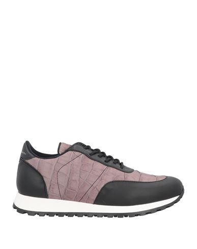 Giuseppe Zanotti Man Sneakers Dove Grey Size 12 Soft Leather In Grey