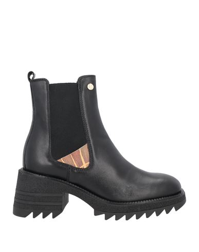 Gattinoni Woman Ankle Boots Black Size 10 Soft Leather