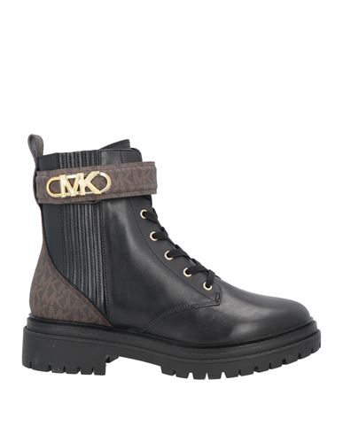 Shop Michael Michael Kors Woman Ankle Boots Black Size 8 Soft Leather