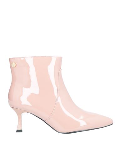 Gattinoni Woman Ankle Boots Blush Size 11 Textile Fibers In Pink