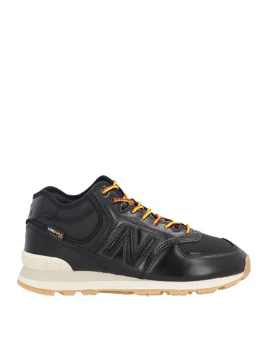 New Balance Man Sneakers Black Size 10.5 Soft Leather, Textile Fibers, Cordura