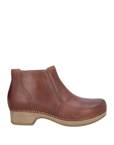 Dansko Woman Ankle Boots Brown Size 8 Soft Leather