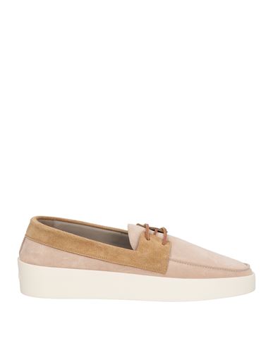 Fear Of God Man Loafers Beige Size 12 Soft Leather