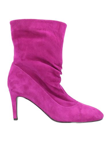 Bibi Lou Woman Ankle Boots Mauve Size 6 Soft Leather In Purple