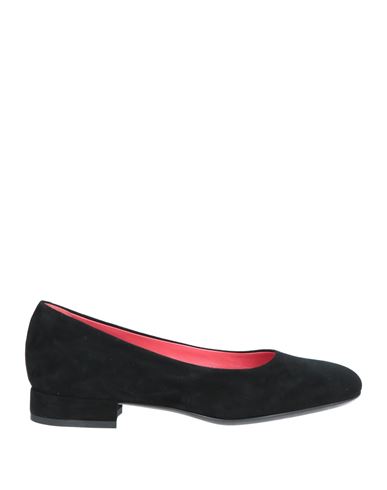 Pas De Rouge Woman Ballet Flats Black Size 11 Soft Leather