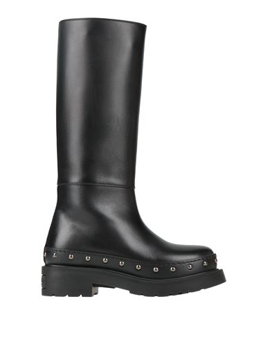 Dior Woman Knee Boots Black Size 10 Calfskin