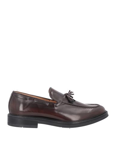 Albusceri Man Loafers Dark Brown Size 8 Soft Leather