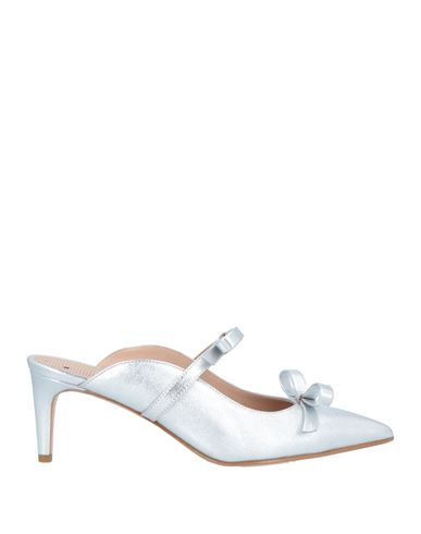 Redv Red(v) Woman Mules & Clogs Platinum Size 6 Soft Leather In Silver