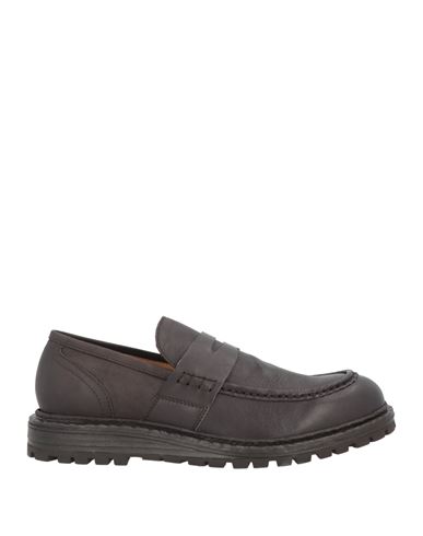 Shop Boemos Man Loafers Dark Brown Size 9 Soft Leather